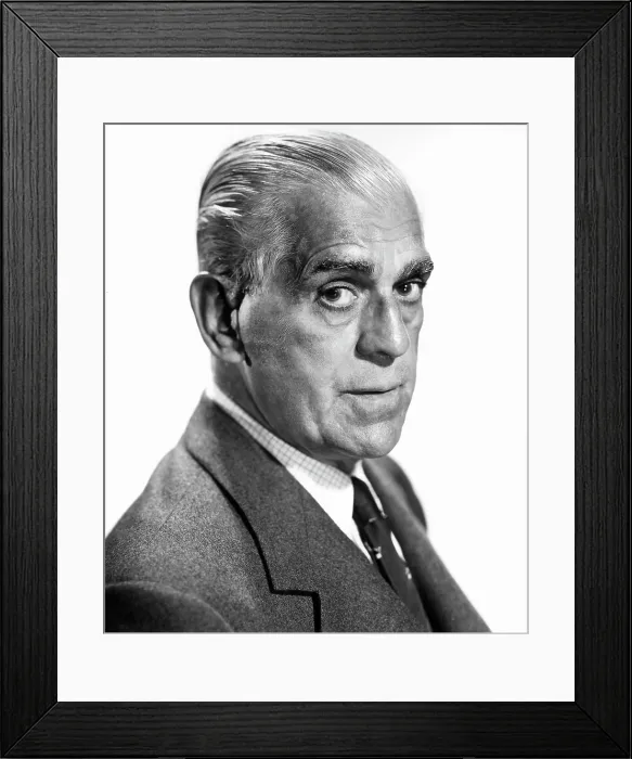Framed Print : VOODOO ISLAND, Boris Karloff, 1957