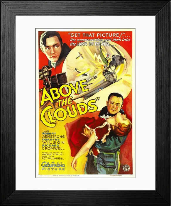 Framed Print : ABOVE THE CLOUDS, top: Richard Cromwell, bottom from left: Robert Armstrong, Dorothy Wilson, 1933 Framed Print : ABOVE THE CLOUDS, top: Richard Cromwell, bottom from left: Robert Armstrong, Dorothy Wilson, 1933