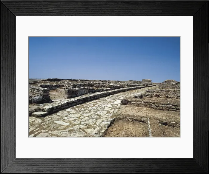 Framed Print : SPAIN. ARAGON. TERUEL. Azaila. Azaila. Cabezo de Alcal archaeological site. AISA / Everett Collection**US SALES ONLY**