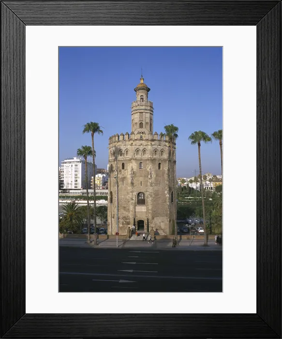 Framed Print : SPAIN. ANDALUSIA. SEVILLA. Sevilla. Hispano-Moresque art. Almohad art. Architecture. AISA / Everett Collection**US SALES ONLY**