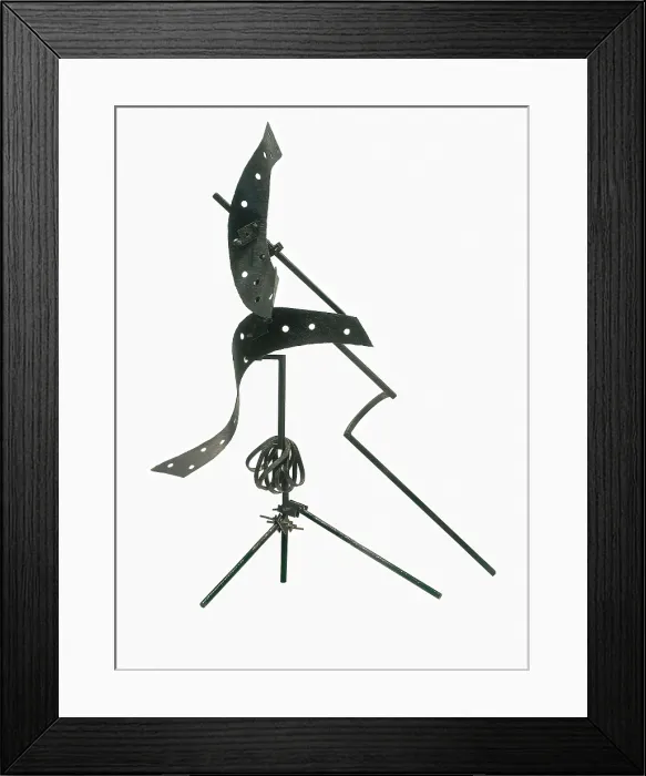 Framed Print : FERRANT VAZQUEZ, Angel (1889-1961). Venice Series 19. 1960. Abstract art. Sculpture. SPAIN. Barcelona. Raval (Chinese District). Museum of Contemporary Art of Barcelona