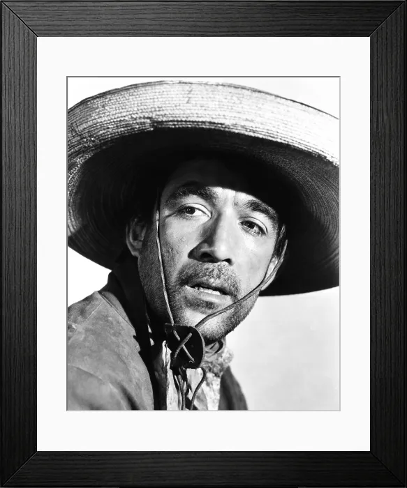 Framed Print : RIDE, VAQUERO!, Anthony Quinn, 1953 Framed Print : RIDE, VAQUERO!, Anthony Quinn, 1953