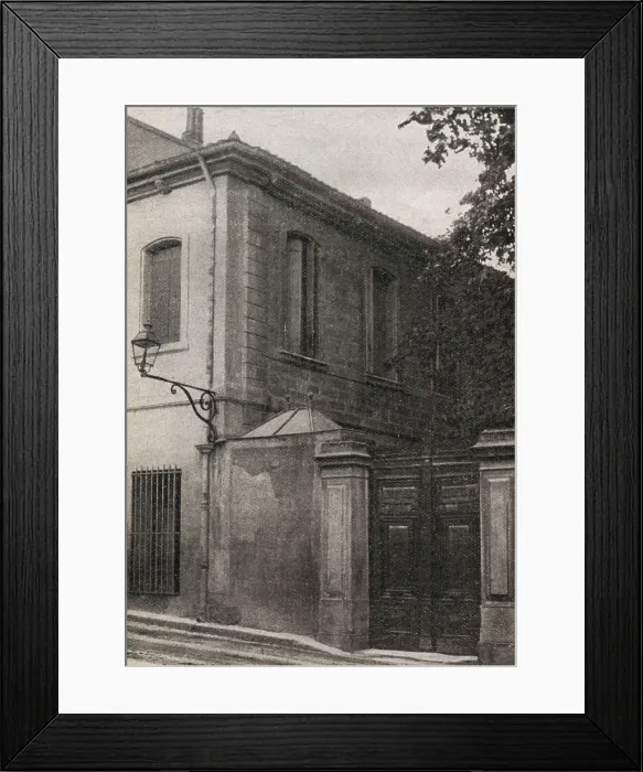 Framed Print : COMTE, Auguste (1798-1857). Comte's birth house in Montpellier. AISA / Everett Collection**US SALES ONLY** Framed Print : COMTE, Auguste (1798-1857). Comte's birth house in Montpellier. AISA / Everett Collection**US SALES ONLY**