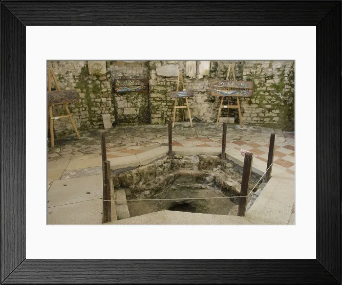 Framed Print : CROATIA. Porec. Euphrasian Basilica (6th c.). Baptistery. AISA / Everett Collection**US SALES ONLY** Framed Print : CROATIA. Porec. Euphrasian Basilica (6th c.). Baptistery. AISA / Everett Collection**US SALES ONLY**