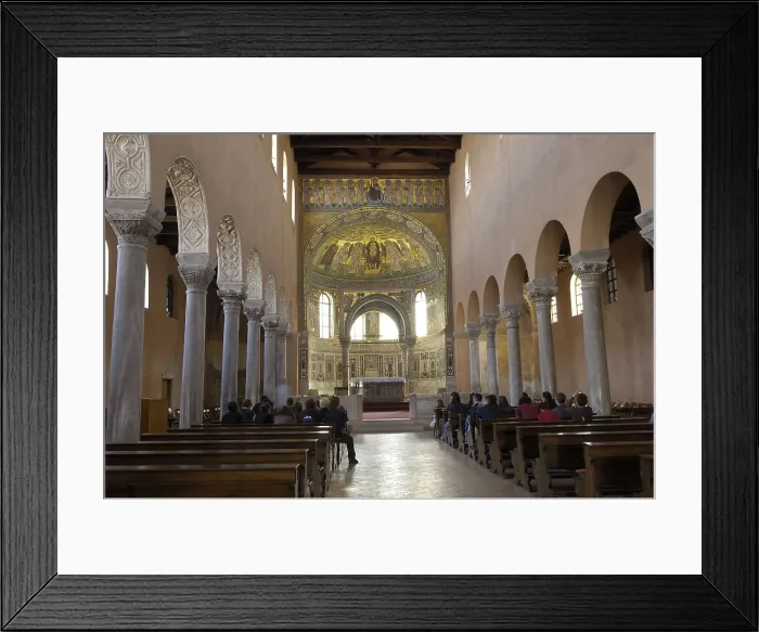 Framed Print : CROATIA. Porec. Euphrasian Basilica (6th c.). Early Byzantine art. Architecture. AISA / Everett Collection**US SALES ONLY**