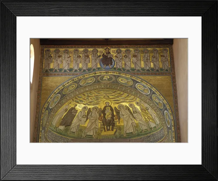 Framed Print : CROATIA. Porec. Euphrasian Basilica (6th c.). Mosaics. Early Byzantine art. AISA / Everett Collection**US SALES ONLY**