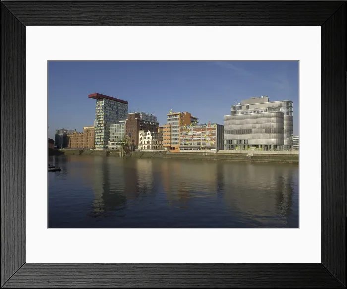 Framed Print : GERMANY. Dsseldorf. Modern buildings in Media harbour. Architecture. AISA / Everett Collection**US SALES ONLY** Framed Print : GERMANY. Dsseldorf. Modern buildings in Media harbour. Architecture. AISA / Everett Collection**US SALES ONLY**