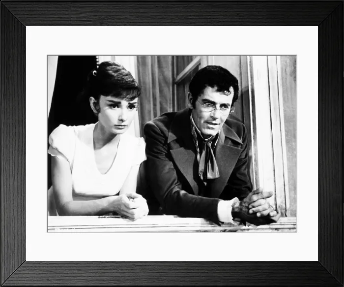 Framed Print : WAR AND PEACE, from left: Audrey Hepburn, Henry Fonda, 1956 Framed Print : WAR AND PEACE, from left: Audrey Hepburn, Henry Fonda, 1956
