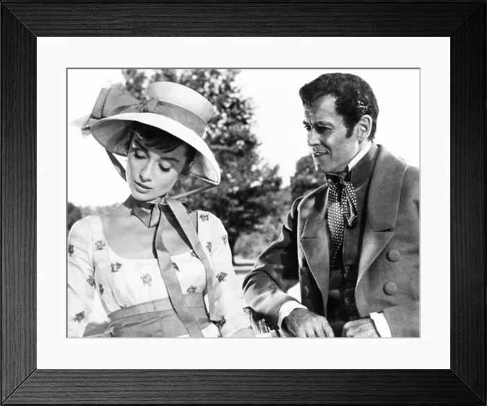 Framed Print : WAR AND PEACE, from left: Audrey Hepburn, Henry Fonda, 1956 Framed Print : WAR AND PEACE, from left: Audrey Hepburn, Henry Fonda, 1956