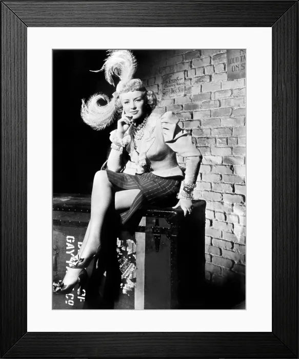 Framed Print : WABASH AVENUE, Betty Grable, 1950. 20th Century-Fox Film Corporation, TM & Copyright, courtesy Everett Collection