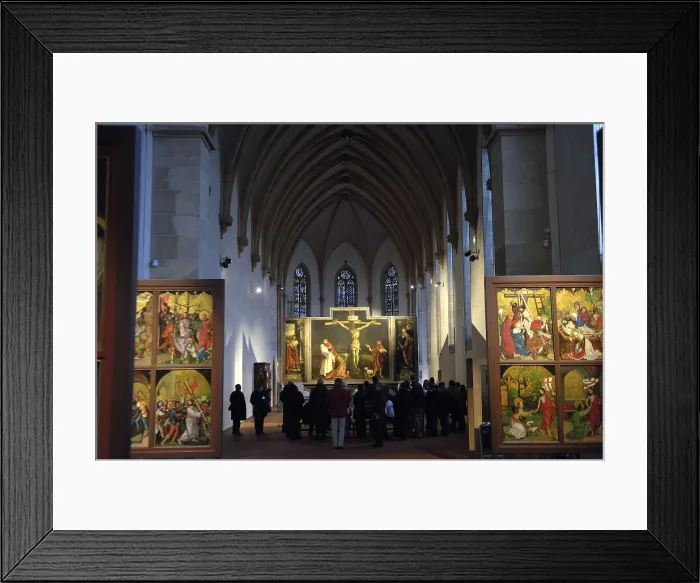 Framed Print : FRANCE. Colmar. The Unterlinden Museum. Issenheim Altrapiece (1512-1516), by Mathias Grnewald. AISA / Everett Collection**US SALES ONLY**