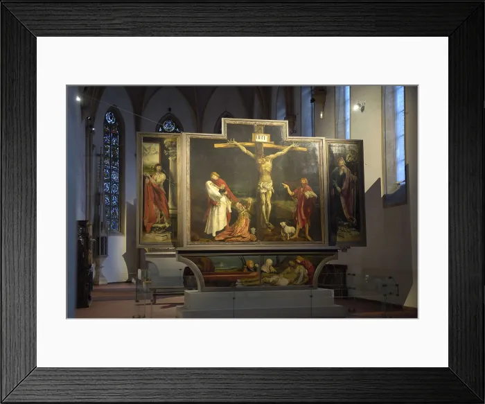 Framed Print : FRANCE. Colmar. The Unterlinden Museum. Issenheim Altrapiece (1512-1516), by Mathias Grnewald. Renaissance art. Painting. AISA / Everett Collection**US SALES ONLY** Framed Print : FRANCE. Colmar. The Unterlinden Museum. Issenheim Altrapiece (1512-1516), by Mathias Grnewald. Renaissance art. Painting. AISA / Everett Collection**US SALES ONLY**