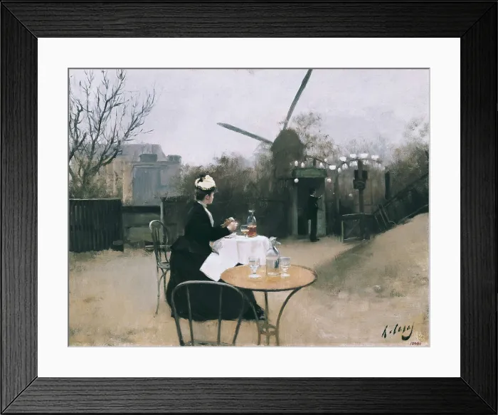 Framed Print : CASAS i CARBO, Ramn (1866-1932). Plein Air. 1890 - 1891. Modernism. Oil on canvas. SPAIN. Barcelona. National Art Museum of Catalonia. AISA / Everett Collection**US SALES ONLY** Framed Print : CASAS i CARBO, Ramn (1866-1932). Plein Air. 1890 - 1891. Modernism. Oil on canvas. SPAIN. Barcelona. National Art Museum of Catalonia. AISA / Everett Collection**US SALES ONLY**