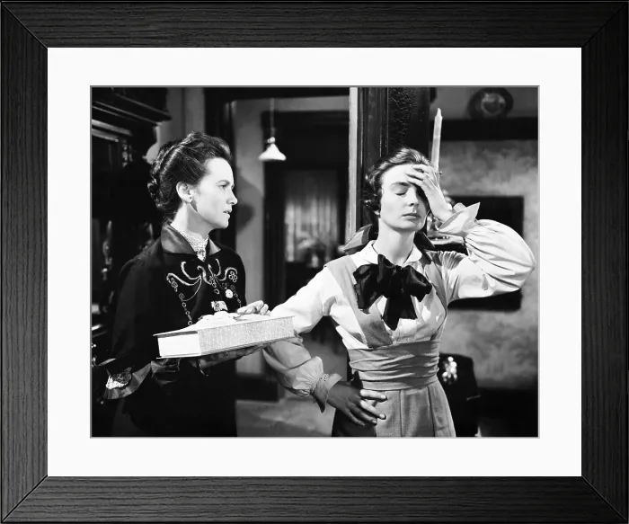 Framed Print : THE ACTRESS, Teresa Wright, Jean Simmons, 1953
