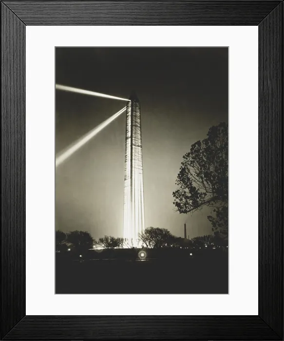 Framed Print : Washington Monument on armistice night, 1921 Framed Print : Washington Monument on armistice night, 1921