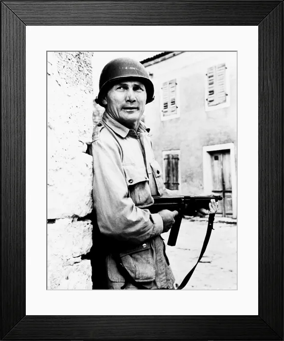 Framed Print : WARRIORS 5, (aka LA GUERRA CONTINUA), Jack Palance, 1962