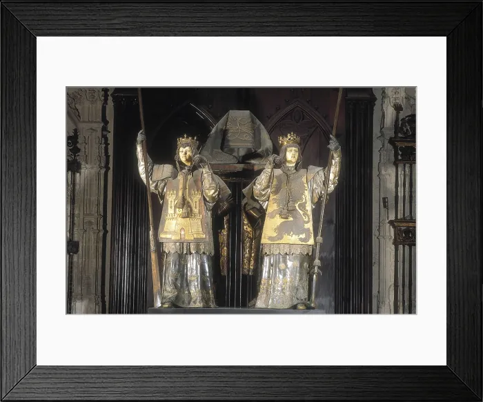 Framed Print : SPAIN. ANDALUSIA. Sevilla. Cathedral. Chistopher Columbus sepulchre. Sculpture. AISA / Everett Collection**US SALES ONLY**
