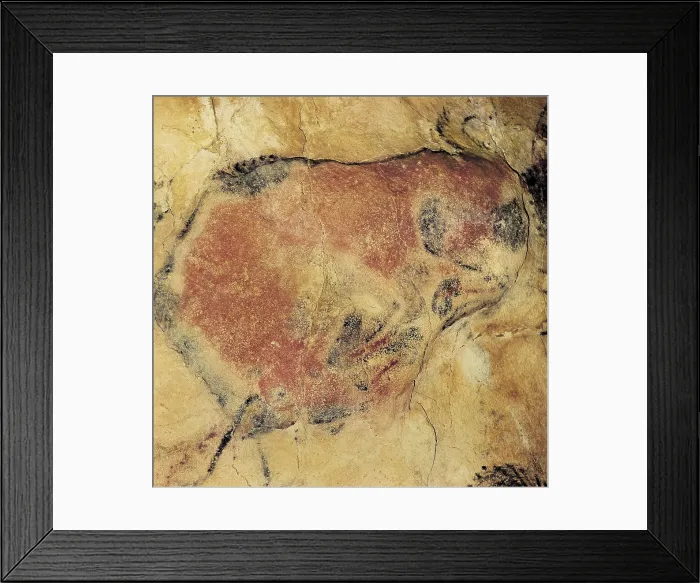 Framed Print : SPAIN. Santillana de Mar. Altamira Caves. Bison. Upper Paleolithic. Magdalenian. Cave. AISA / Everett Collection**US SALES ONLY** Framed Print : SPAIN. Santillana de Mar. Altamira Caves. Bison. Upper Paleolithic. Magdalenian. Cave. AISA / Everett Collection**US SALES ONLY**