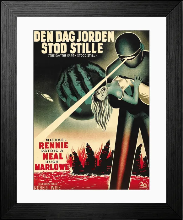 Framed Print : THE DAY THE EARTH STOOD STILL, (aka DEN DAG JORDEN STOD STILLE), Patricia Neal, 1951, TM & Copyright 20th Century Fox Film corp. / courtesy Everett Collection