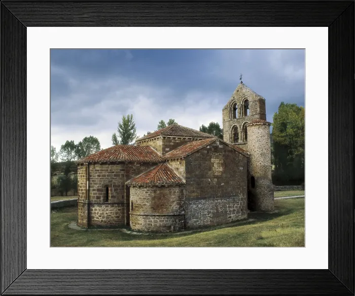 Framed Print : Church of San Salvador de Cantamuda. SPAIN. CASTILE AND LEON. PALENCIA. Apse. Romanesque art. Architecture. AISA / Everett Collection**US SALES ONLY**