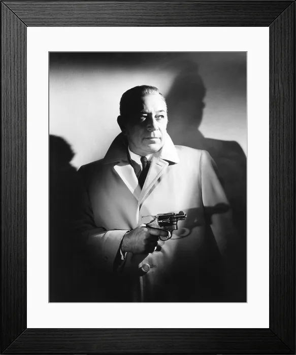 Framed Print : ROGUE COP, George Raft, 1954 Framed Print : ROGUE COP, George Raft, 1954
