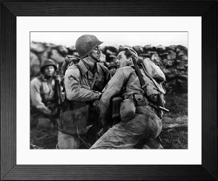 Framed Print : A WALK IN THE SUN, Dana Andrews, Lloyd Bridges, 1945