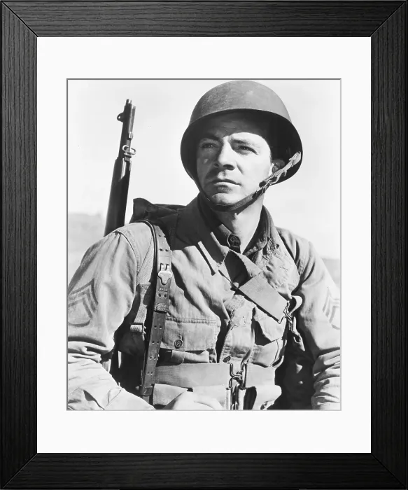 Framed Print : A WALK IN THE SUN, Dana Andrews, 1945, TM & Copyright 20th Century Fox Film Corp. / courtesy Everett Collection Framed Print : A WALK IN THE SUN, Dana Andrews, 1945, TM & Copyright 20th Century Fox Film Corp. / courtesy Everett Collection