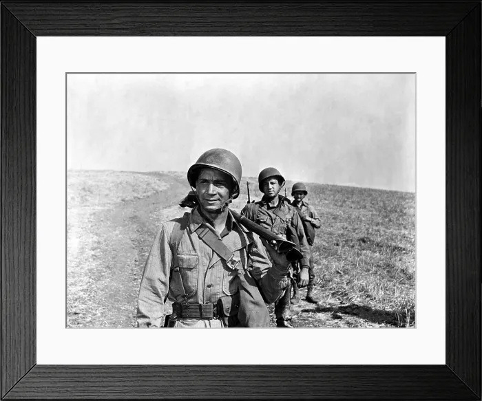 Framed Print : A WALK IN THE SUN, Richard Conte, 1945 Framed Print : A WALK IN THE SUN, Richard Conte, 1945