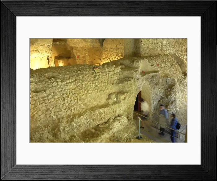 Framed Print : SPAIN. Zaragoza. The Caesaraugusta Forum Museum. AISA / Everett Collection**US SALES ONLY**