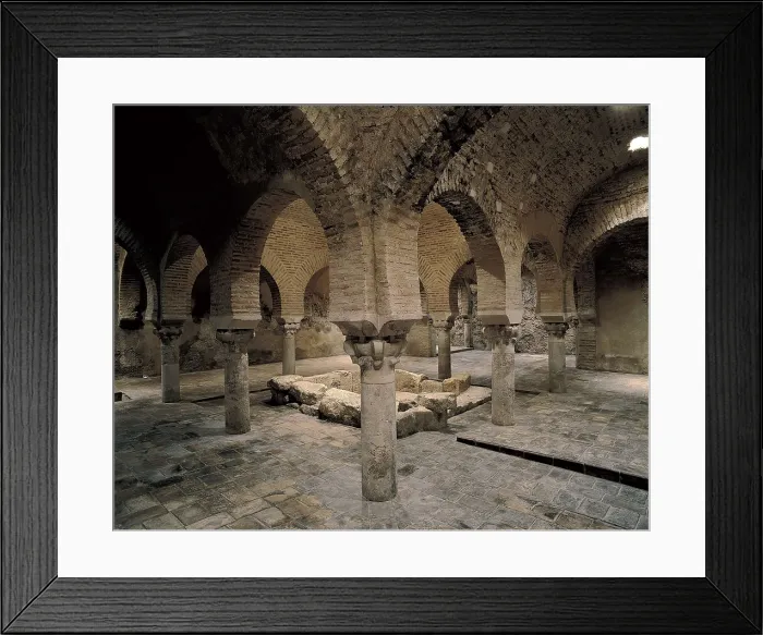 Framed Print : SPAIN. ANDALUSIA. JAEN. Jaen. Arabian baths (11th-12th c.). Architecture. AISA / Everett Collection**US SALES ONLY** Framed Print : SPAIN. ANDALUSIA. JAEN. Jaen. Arabian baths (11th-12th c.). Architecture. AISA / Everett Collection**US SALES ONLY**