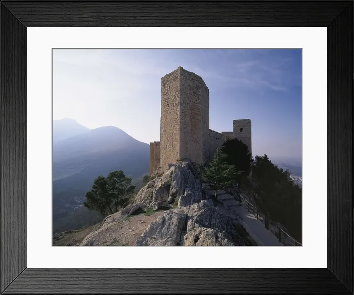 Framed Print : SPAIN. ANDALUSIA. JAEN. Jaen. Santa Catalina Castle (13th-17th c.), built by Fernando III. Architecture. AISA / Everett Collection**US SALES ONLY**