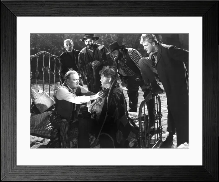 Framed Print : WAGON MASTER, (aka WAGONMASTER), bottom from left: Alan Mowbray, Charles Kemper; top from left: Hank Worden, Fred Libby, Mickey Simpson, James Arness, 1950 Framed Print : WAGON MASTER, (aka WAGONMASTER), bottom from left: Alan Mowbray, Charles Kemper; top from left: Hank Worden, Fred Libby, Mickey Simpson, James Arness, 1950