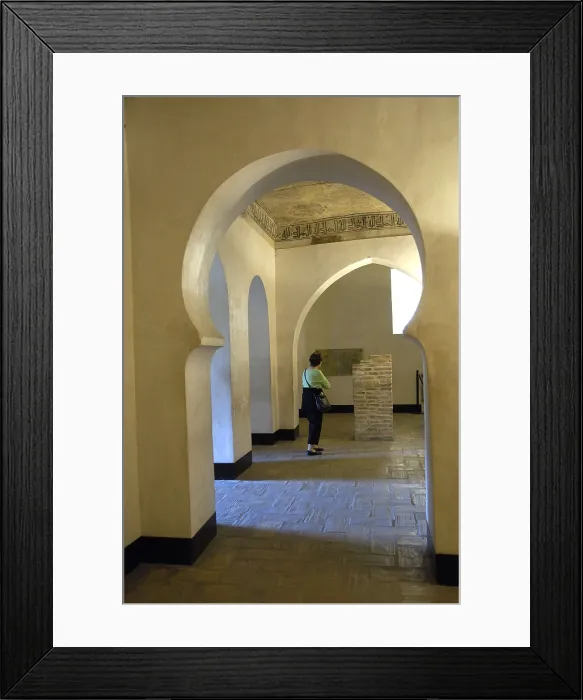 Framed Print : Aljaferia Palace. 11th c. SPAIN. Zaragoza. La Aljaferia Palace. Aljafera Palace. Troubadour Tower. Architecture. AISA / Everett Collection**US SALES ONLY**