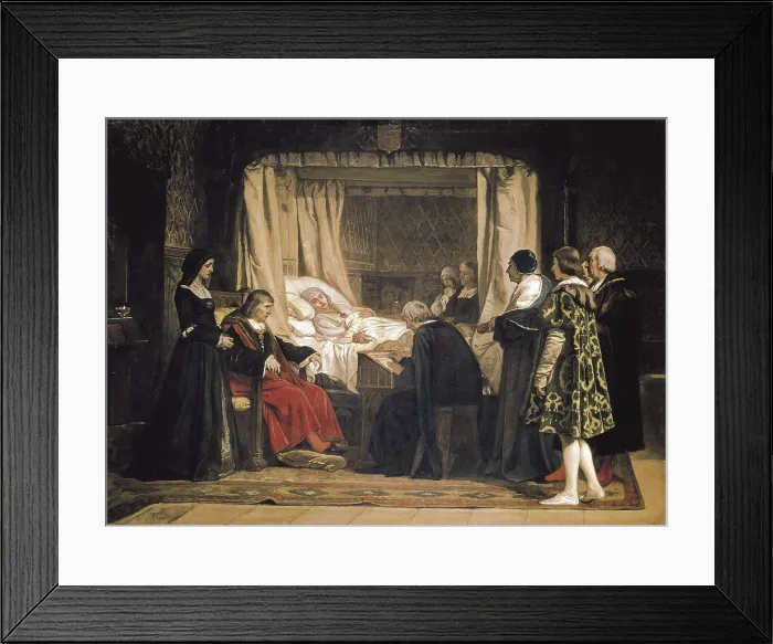 Framed Print : ROSALES, Eduardo (1836-1873). Queen Isabella's Will. 1864. Oil on canvas. SPAIN. Madrid. Prado Museum. AISA / Everett Collection**US SALES ONLY**