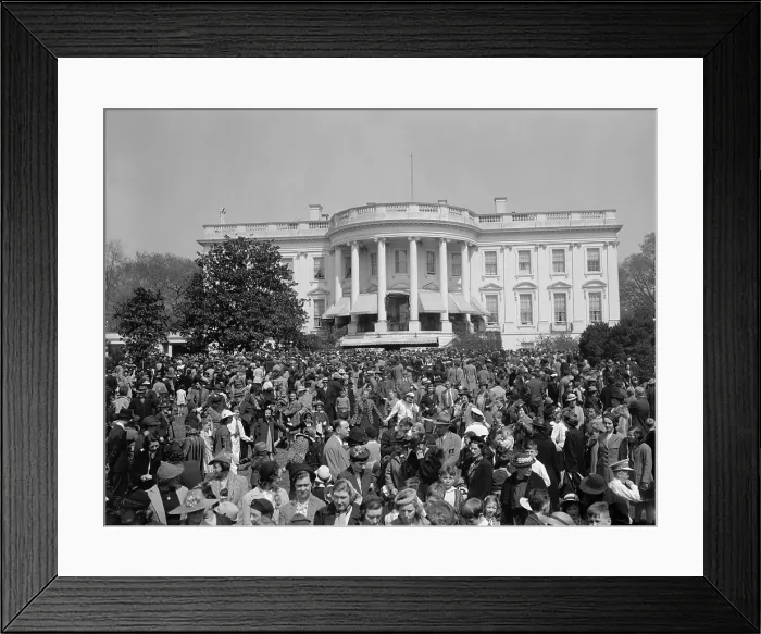 Framed Print : Crowd on White House lawn for Easter Egg Roll, April 4, 1939. (BSLOC_2013_8_5) Framed Print : Crowd on White House lawn for Easter Egg Roll, April 4, 1939. (BSLOC_2013_8_5)