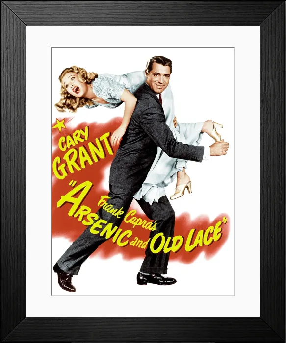 Framed Print : ARSENIC AND OLD LACE, Priscilla Lane, Cary Grant, 1944