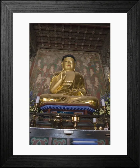 Framed Print : KOREA. Seokguram Grotto. Pulguksa Temple. Representation of Buddha. Sculpture. AISA / Everett Collection**US SALES ONLY** Framed Print : KOREA. Seokguram Grotto. Pulguksa Temple. Representation of Buddha. Sculpture. AISA / Everett Collection**US SALES ONLY**