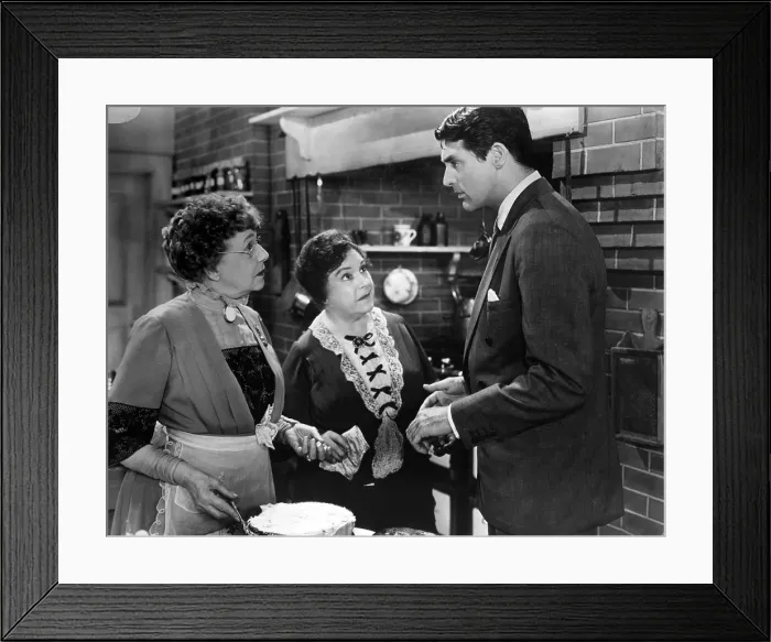 Framed Print : ARSENIC AND OLD LACE, Jean Adair, Josephine Hull, Cary Grant, 1944 Framed Print : ARSENIC AND OLD LACE, Jean Adair, Josephine Hull, Cary Grant, 1944