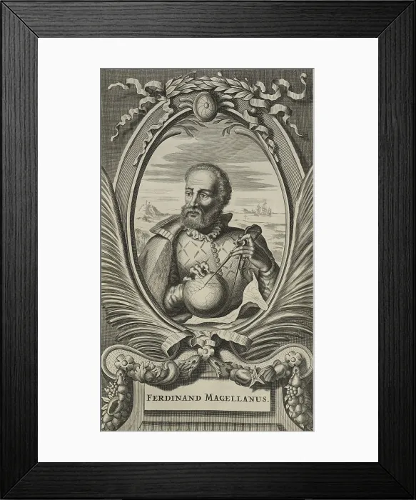 Framed Print : Ferdinand Magellan, Portuguese explorer led the Spanish expedition that completed the first circumnavigation of the world from 1519 to 1522 (BSLOC_2020_1_93) Framed Print : Ferdinand Magellan, Portuguese explorer led the Spanish expedition that completed the first circumnavigation of the world from 1519 to 1522 (BSLOC_2020_1_93)
