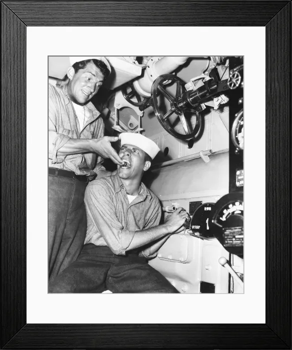 Framed Print : SAILOR BEWARE, from left: Dean Martin, Jerry Lewis, 1952