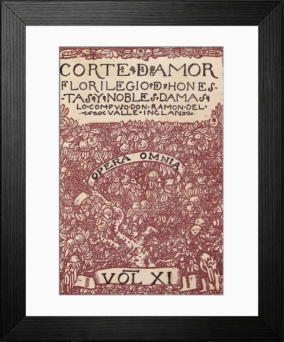 Framed Print : VALLE-INCLAN, Ramn Mara del Valle y Pea, named (1866-1936)