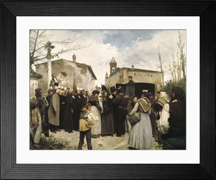 Framed Print : FILLOL, Antonio (1870-1930). The glory of the people. 1895. Oil on canvas. SPAIN. Valencia. San Pio V Fine Arts Museum. AISA / Everett Collection**US SALES ONLY** Framed Print : FILLOL, Antonio (1870-1930). The glory of the people. 1895. Oil on canvas. SPAIN. Valencia. San Pio V Fine Arts Museum. AISA / Everett Collection**US SALES ONLY**