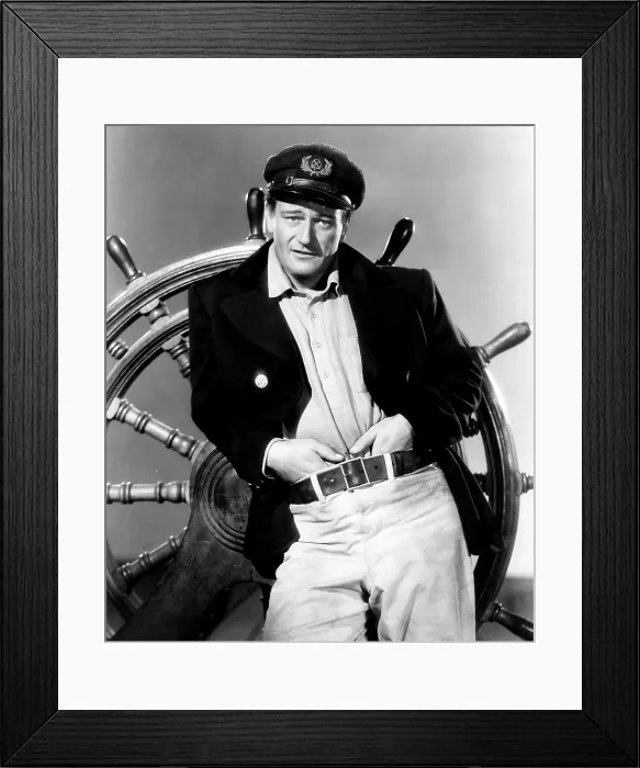 Framed Print : WAKE OF THE RED WITCH, John Wayne, 1948