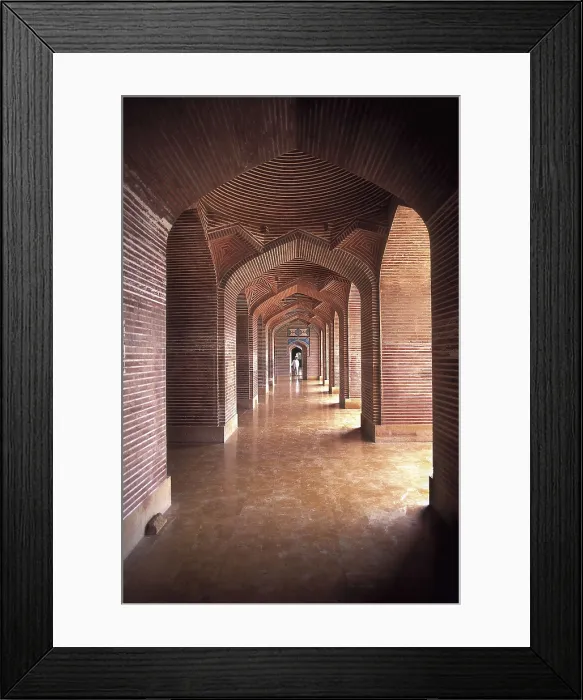 Framed Print : Shah Jahan Mosque. 1644. PAKISTAN. SINDH. Thatta. Portico. Islamic art. Architecture. AISA / Everett Collection**US SALES ONLY** Framed Print : Shah Jahan Mosque. 1644. PAKISTAN. SINDH. Thatta. Portico. Islamic art. Architecture. AISA / Everett Collection**US SALES ONLY**