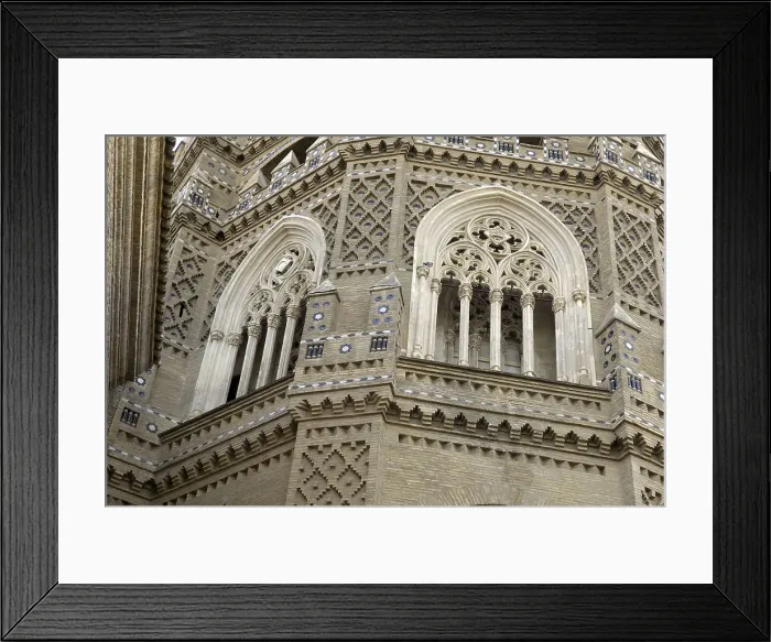 Framed Print : SPAIN. Zaragoza. Mudejar cimborio of La Seo (cathedral). Mudejar art. Architecture. AISA / Everett Collection**US SALES ONLY**