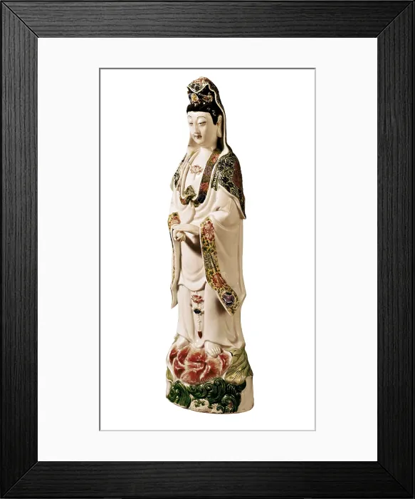 Framed Print : Kouan-yi, Goddess of Mercy. 18th c. Chinese art. Qing period. China / Porcelain. FRANCE. Paris. Guimet Museum. AISA / Everett Collection**US SALES ONLY** Framed Print : Kouan-yi, Goddess of Mercy. 18th c. Chinese art. Qing period. China / Porcelain. FRANCE. Paris. Guimet Museum. AISA / Everett Collection**US SALES ONLY**