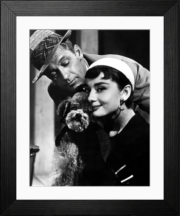 Framed Print : SABRINA, William Holden, Audrey Hepburn, 1954
