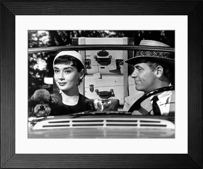 Framed Print : SABRINA, Audrey Hepburn, William Holden, 1954