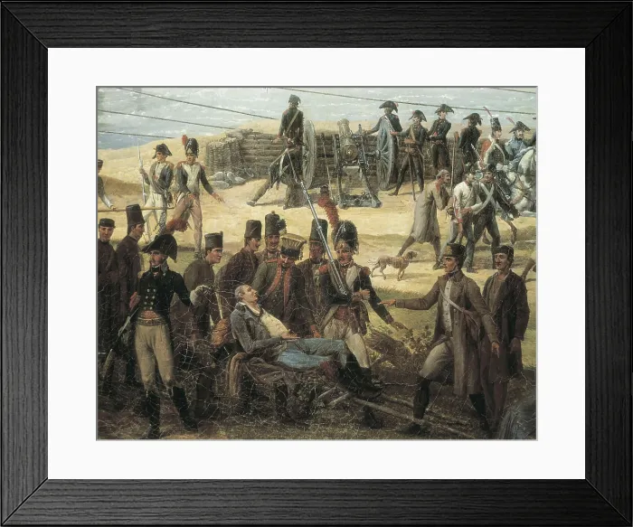 Framed Print : BACLER D'ALBE, Louis-Albert-Ghislain (1761-1824). Battle of Arcole (November 17, 1796). 1804. Detail. Oil on canvas. FRANCE. Versailles. National Museum of Versailles Framed Print : BACLER D'ALBE, Louis-Albert-Ghislain (1761-1824). Battle of Arcole (November 17, 1796). 1804. Detail. Oil on canvas. FRANCE. Versailles. National Museum of Versailles