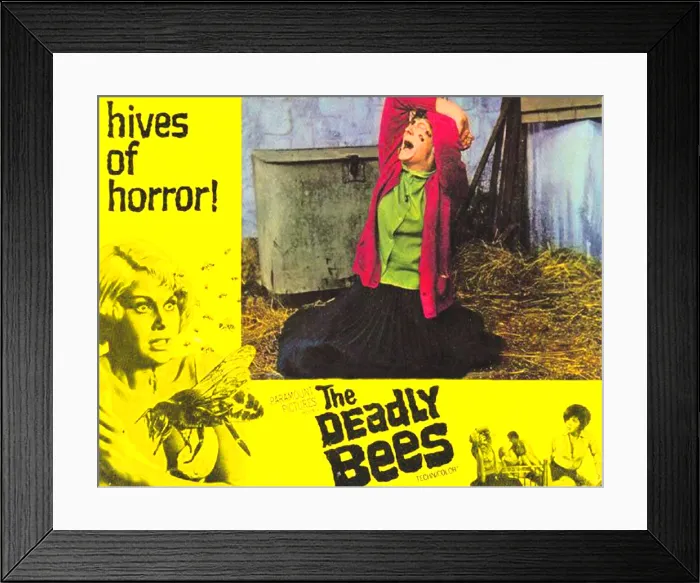 Framed Print : THE DEADLY BEES, Catherine Finn, 1967